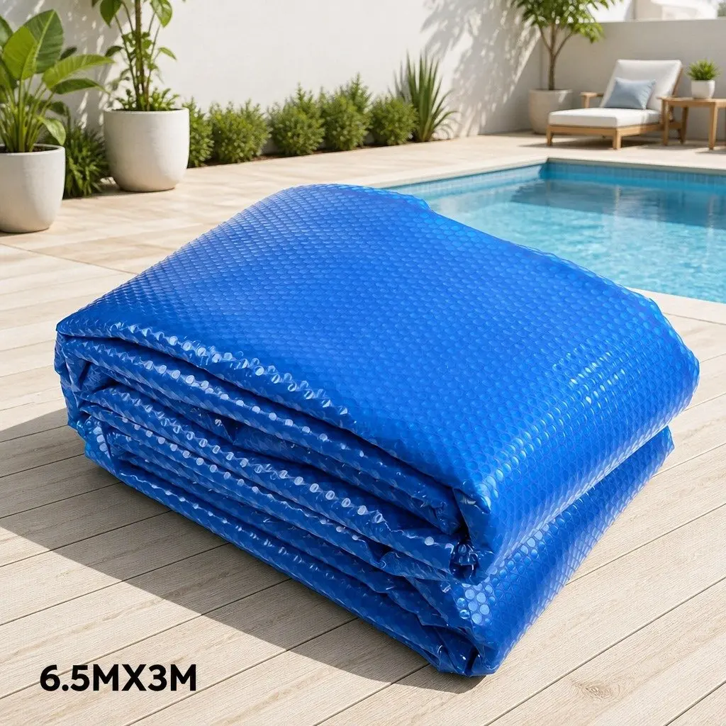 6.5x3m 500 Micron Solar Pool Cover with Roller