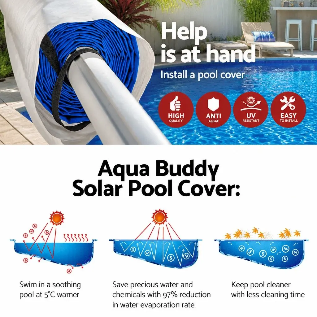 6.5x3m Pool Cover with Aluminium Roller