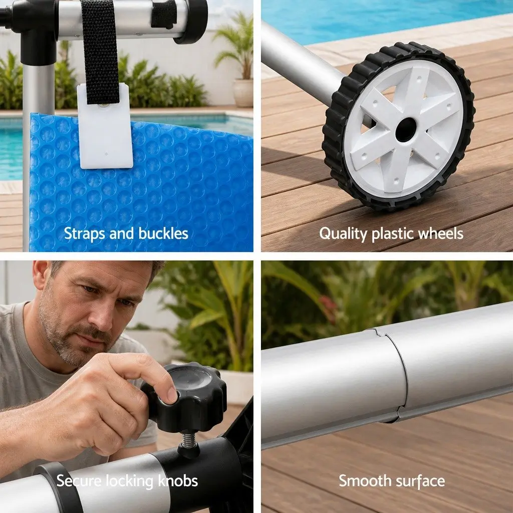 6.5x3m Pool Cover with Aluminium Roller