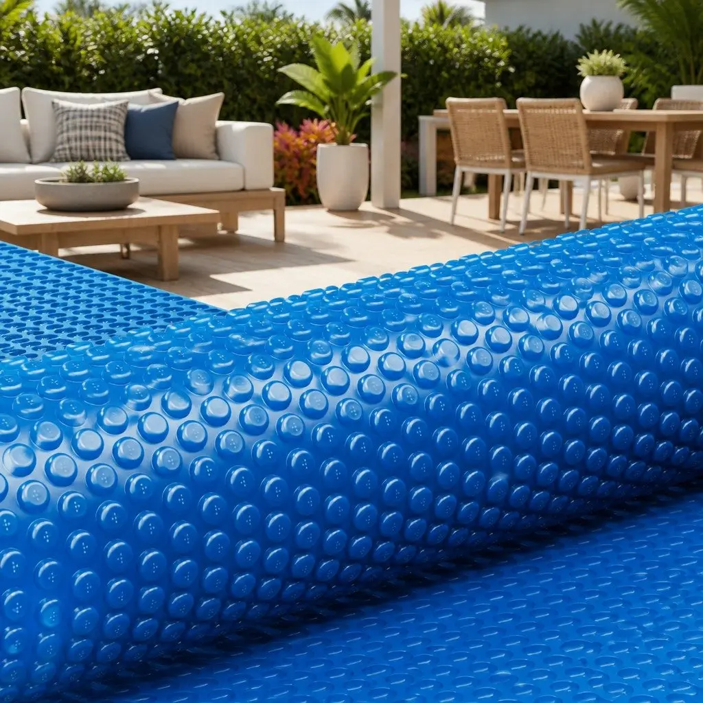 600 Micron Solar Pool Cover 6.5x3m Blue