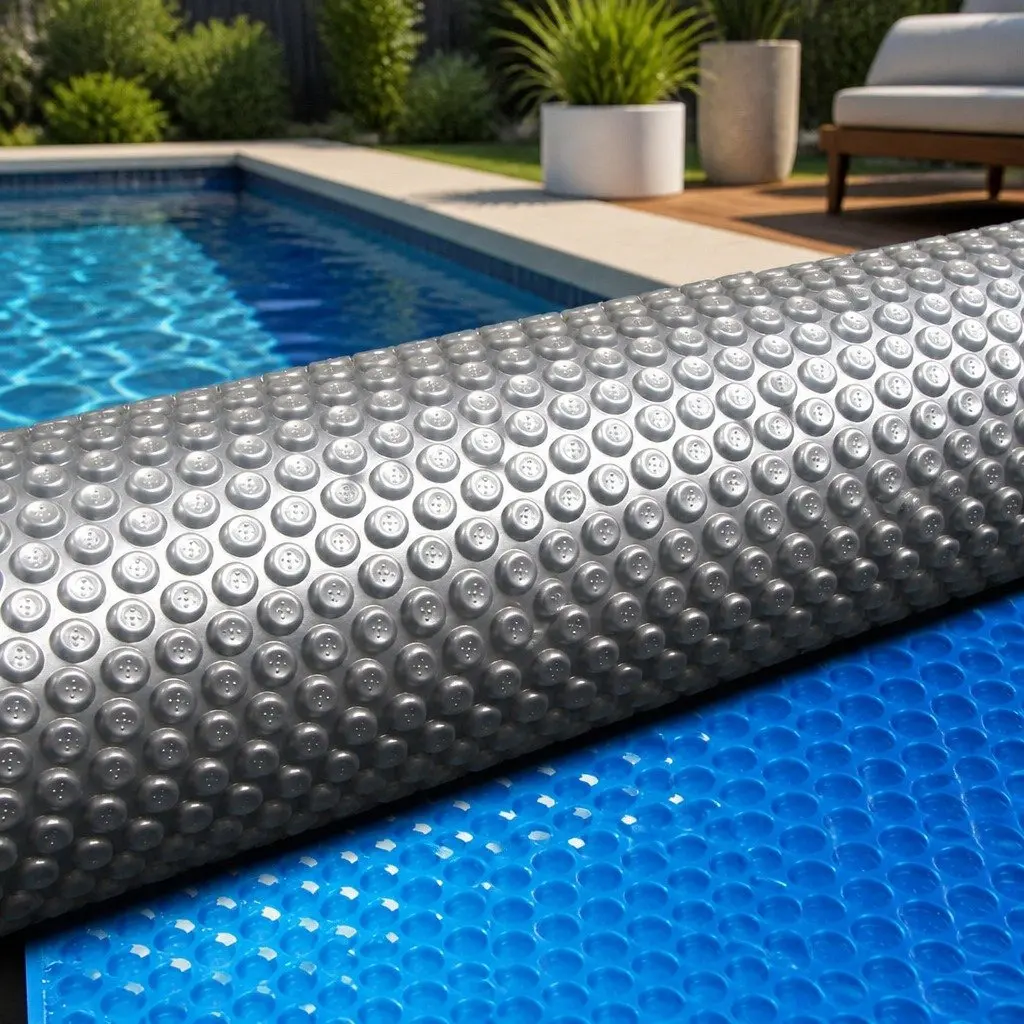Solar Pool Cover LDPE 7x4m Blue Silver Isothermal