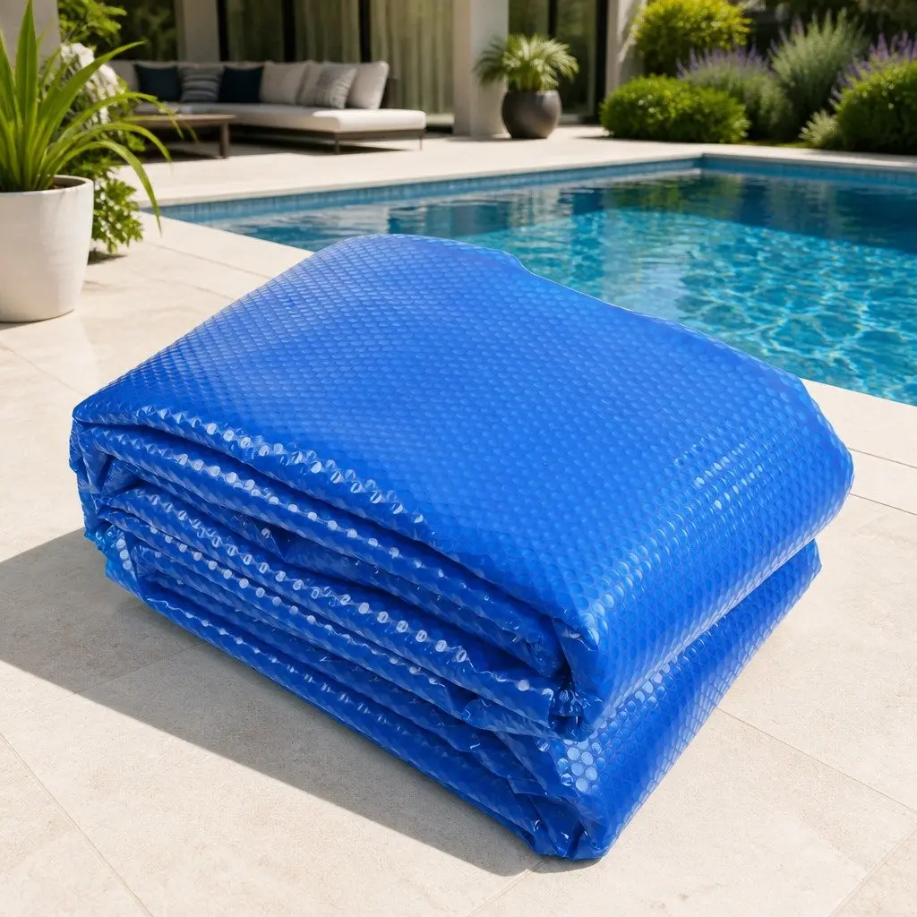 Solar Pool Cover LDPE 7x4m Blue Silver Isothermal