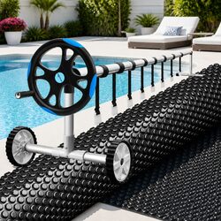 Premium Solar Pool Cover 7x4m with Durable Aluminium Roller