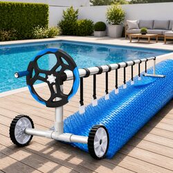 High-Quality Solar Pool Cover 8x4.2m with Roller