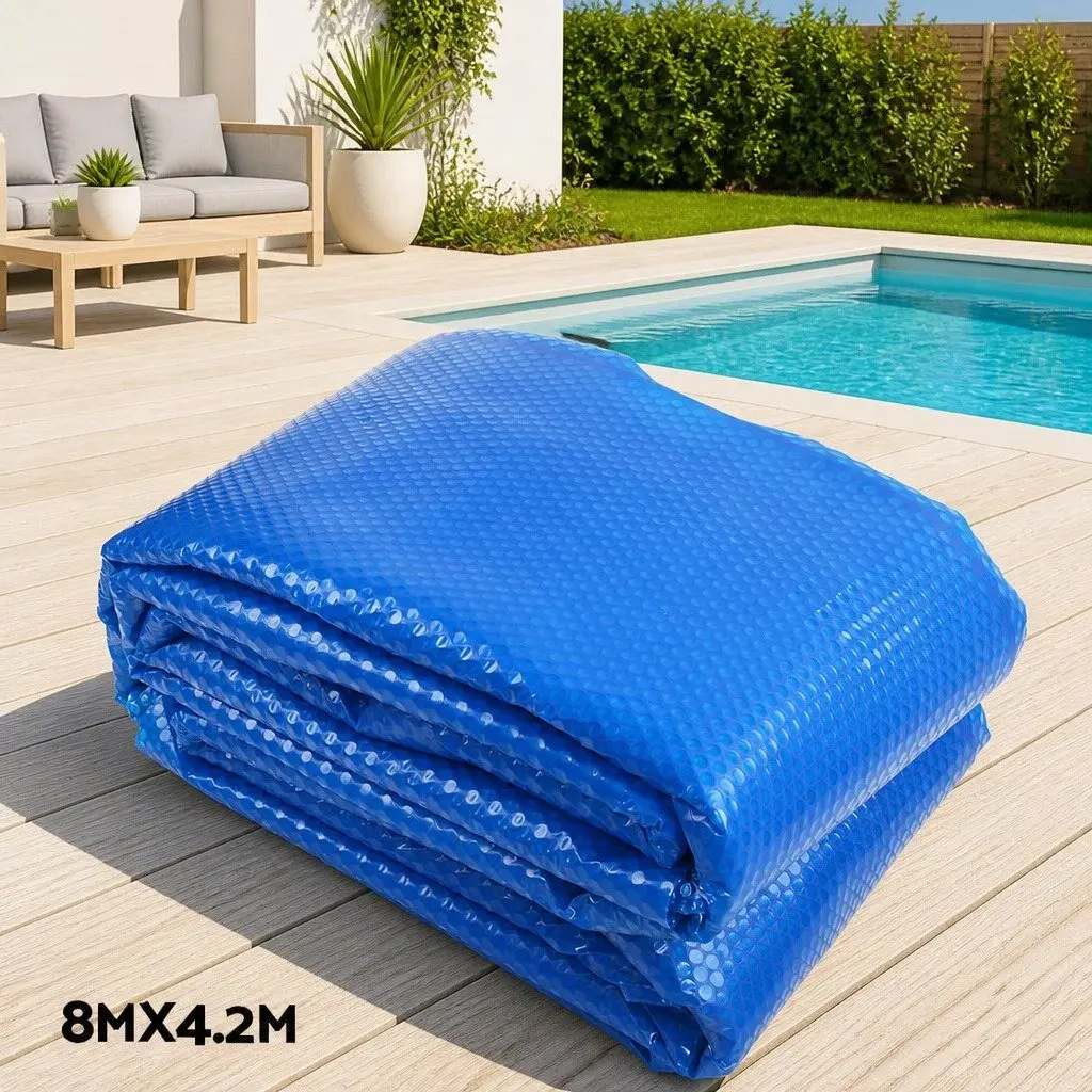 Solar Pool Cover 8x4.2m with Roller