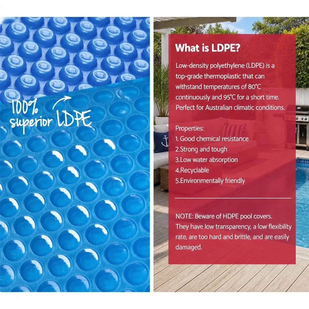 Solar Pool Cover 8x4.2m with Roller