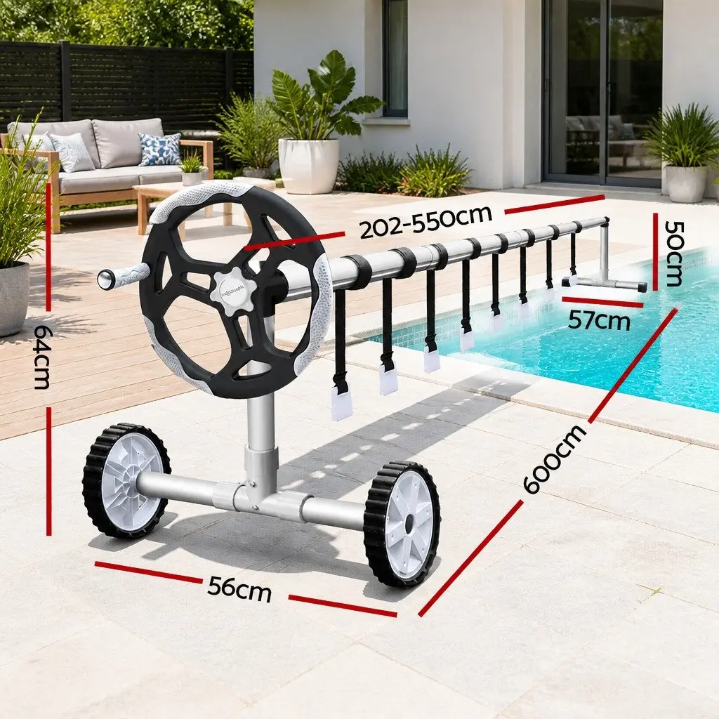 8x4.2m Pool Cover Solar Blanket with Adjustable Roller