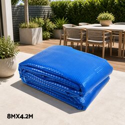 Durable 8x4.2m Solar Pool Cover with Adjustable Roller