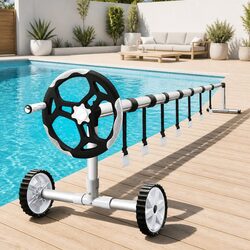 8x4.2m Solar Pool Cover with Durable Aluminium Roller