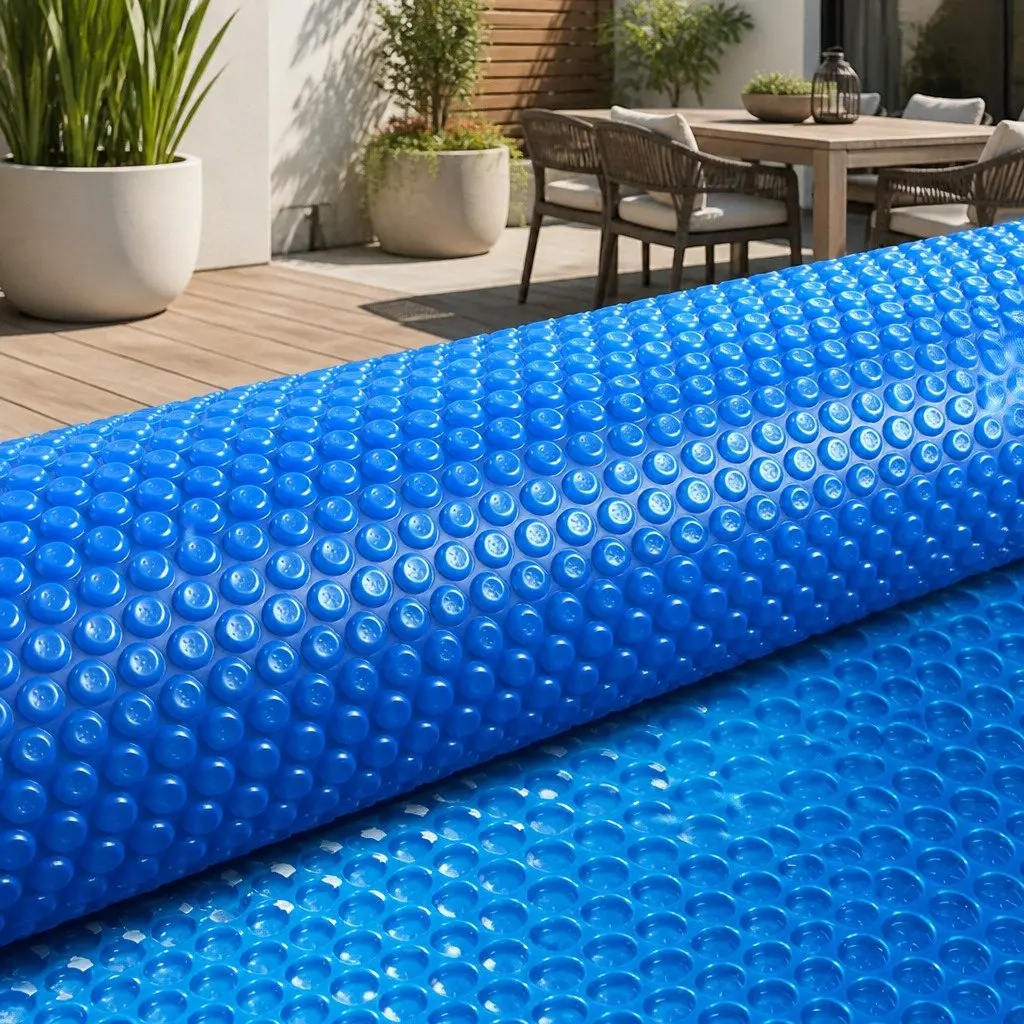 Solar Pool Cover 500 Micron 8x4.2m Blue