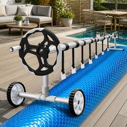 Premium Pool Cover 8x4.2m with 400 Micron Solar Blanket