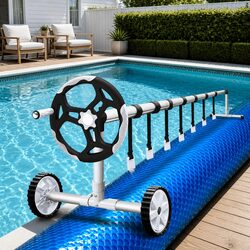Premium Pool Cover 8x4.2m with 400 Micron Solar Blanket