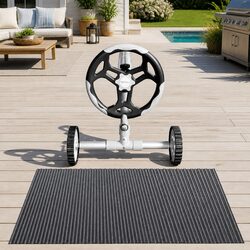 Premium Solar Pool Cover 8.5x4.2m with Aluminium Roller