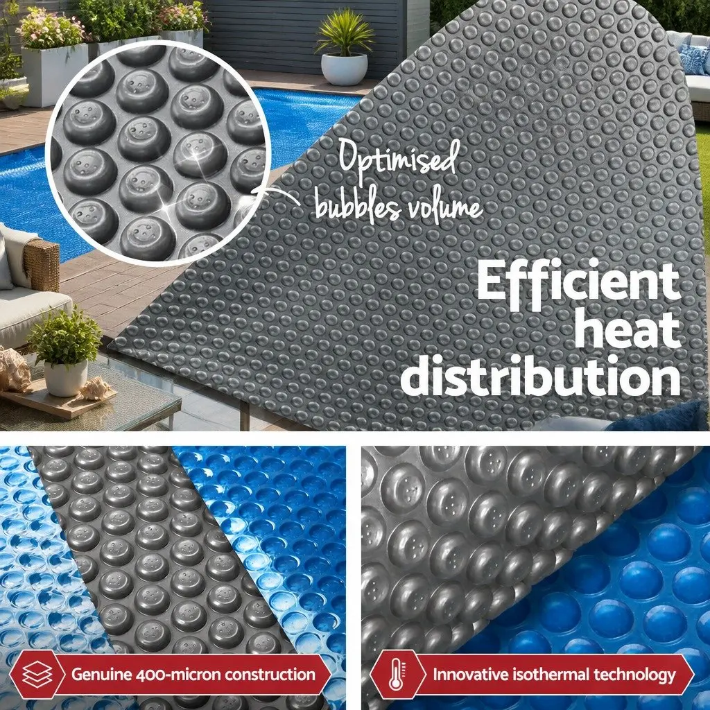 500 Micron Solar Pool Cover 8.5x4.2m