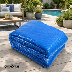 Durable 9.5x5m 500 Micron Solar Pool Cover with Roller
