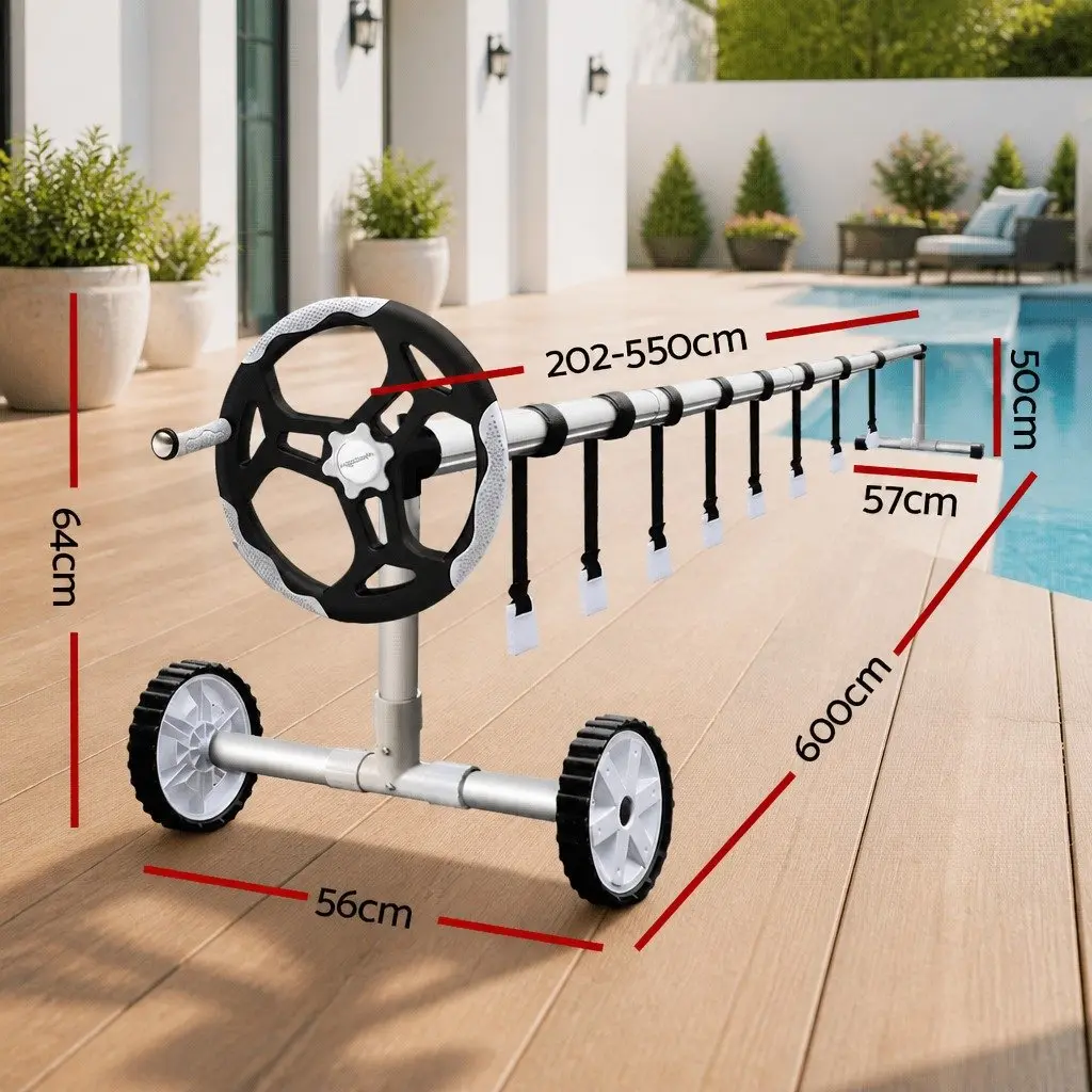 9.5x5m 500 Micron Solar Pool Cover with Roller
