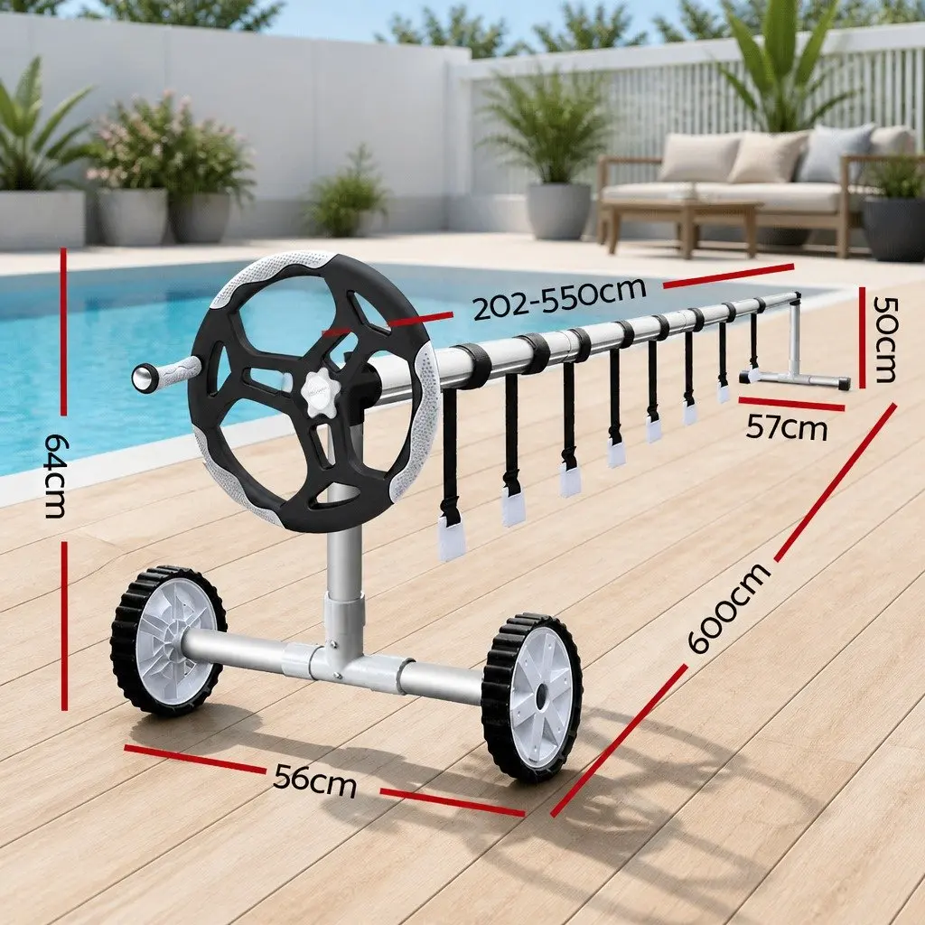 9.5x5m 500 Micron Solar Pool Cover with Roller