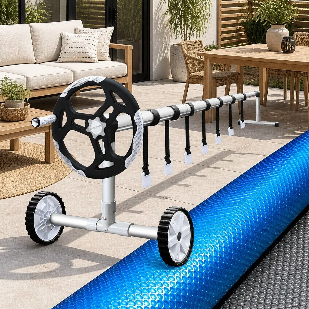 9.5x5m 500 Micron Solar Pool Cover with Roller