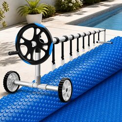 Durable Solar Blanket Pool Cover 9.5m x 5m with Roller