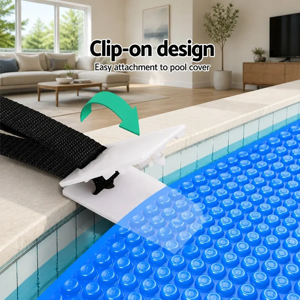 Pool Cover Roller Strap Kit 8PCS