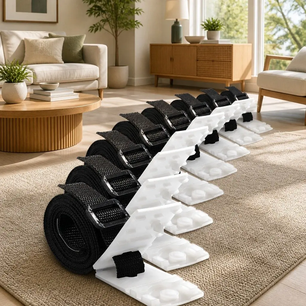 Pool Cover Roller Strap Kit 8PCS