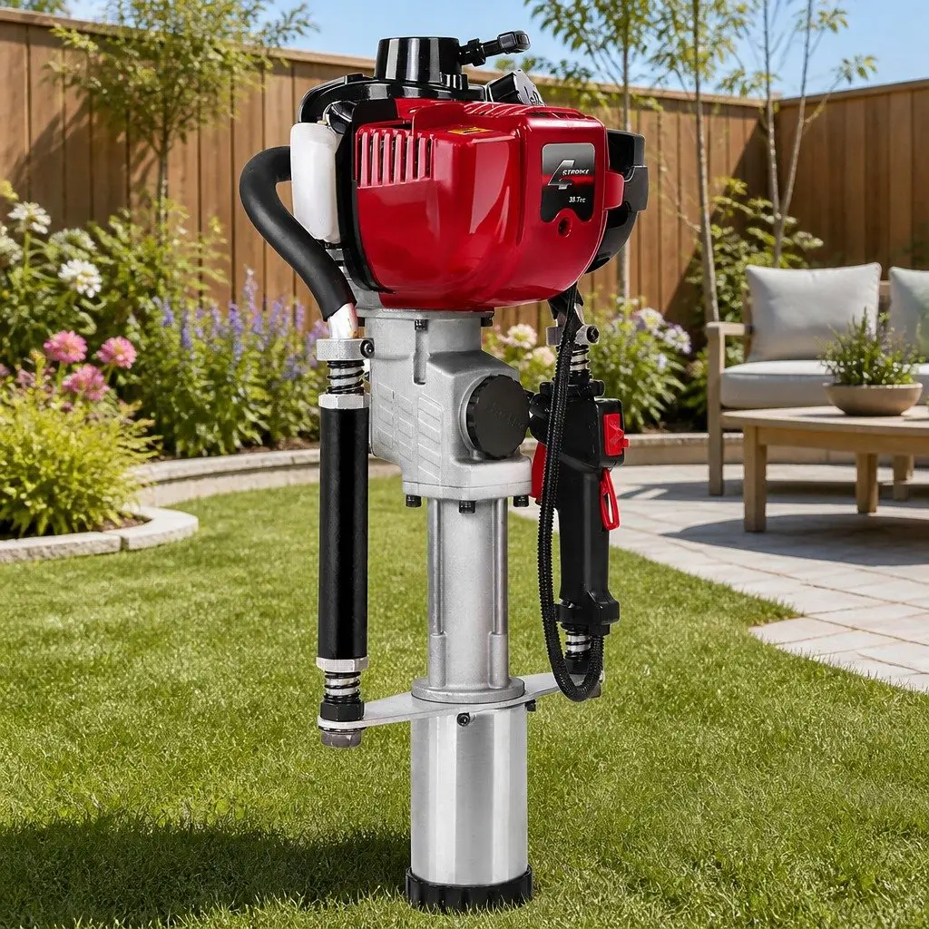 38CC 4-Stroke Petrol Post Driver with Hammering Pin