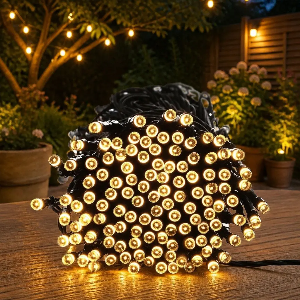 Solar LED String Lights for Outdoors & Indoors