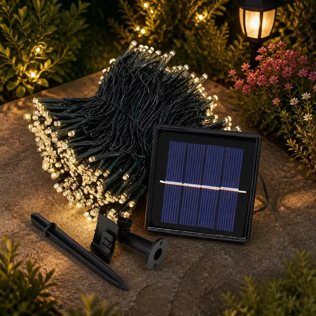 Solar String Lights LED 42M Waterproof Outdoor Garden Decoration