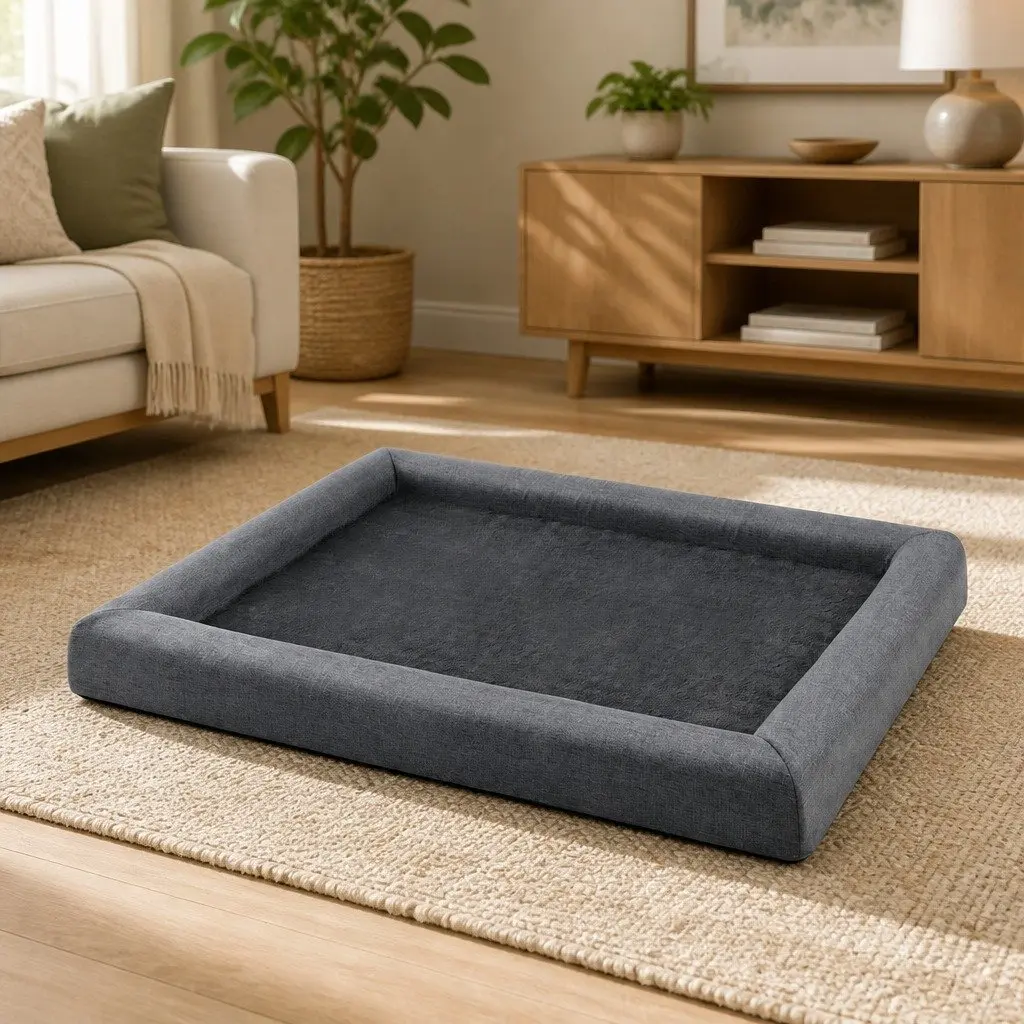 Extra Large Calming Sofa Pet Bed for Dogs and Cats