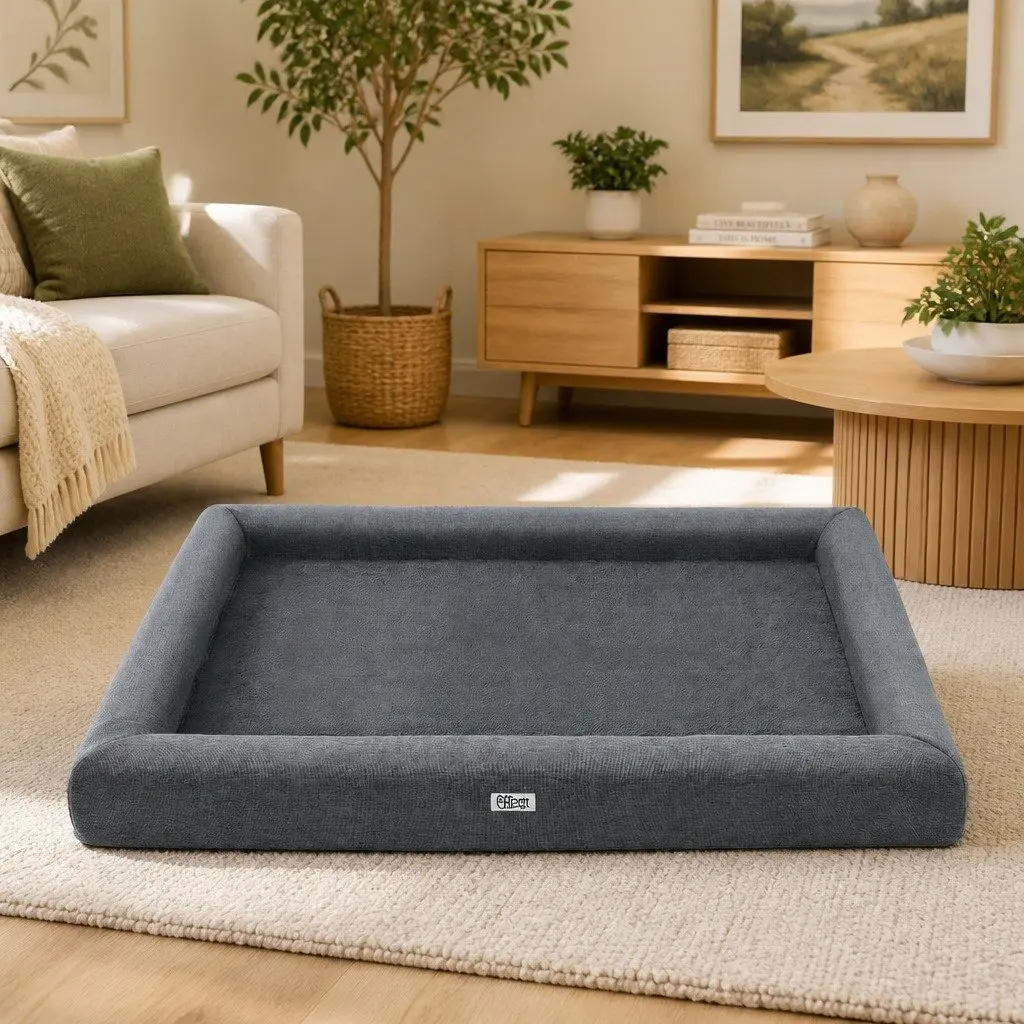 Extra Large Calming Sofa Pet Bed for Dogs and Cats