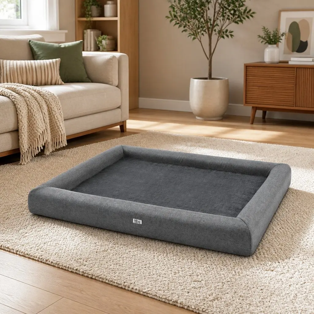 Extra Large Calming Sofa Pet Bed for Dogs and Cats