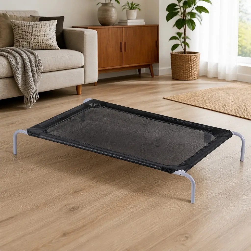 Heavy Duty Elevated Dog Bed with Steel Frame