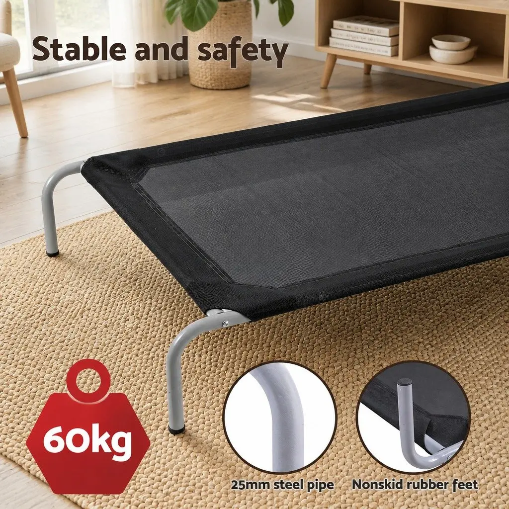 Heavy Duty Elevated Dog Bed with Steel Frame