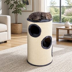 Multi-Level Cat Tree 70cm with Hideouts and Toys
