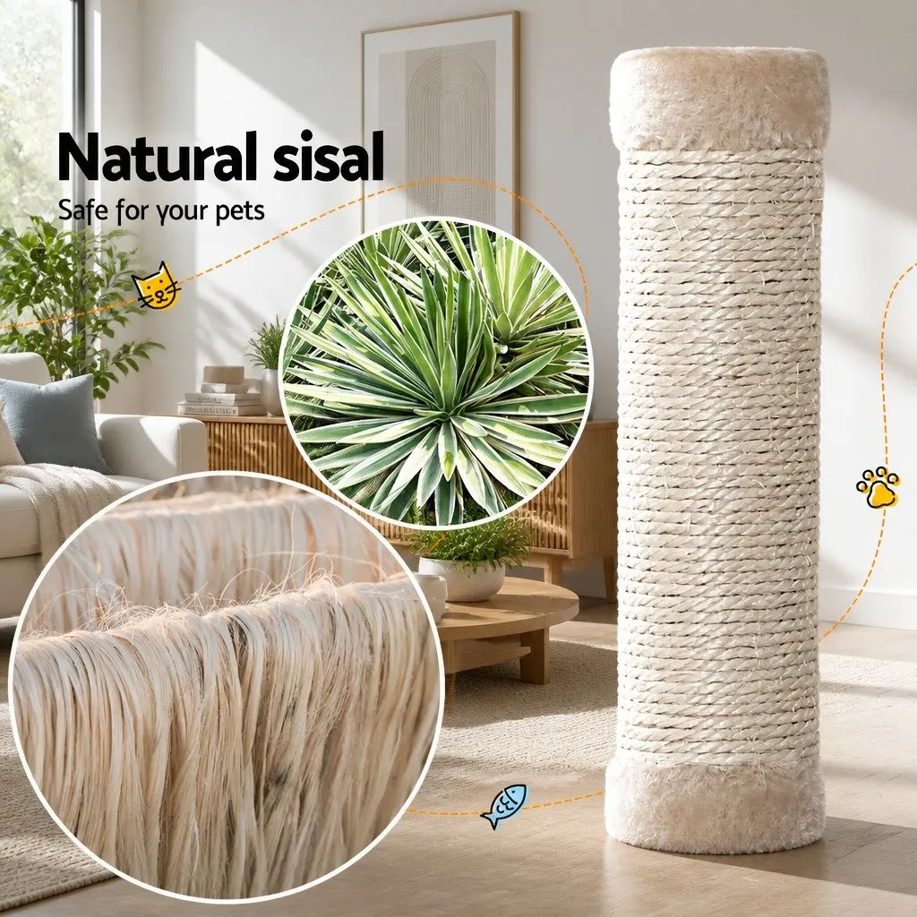 Cat Tree Wood 110cm Grey Multi-Level Scratching Post Condo House with Toys