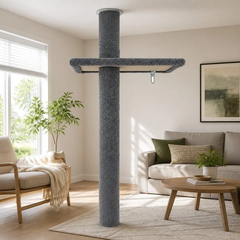 Cat Tree with 4 Platforms and Adjustable Height