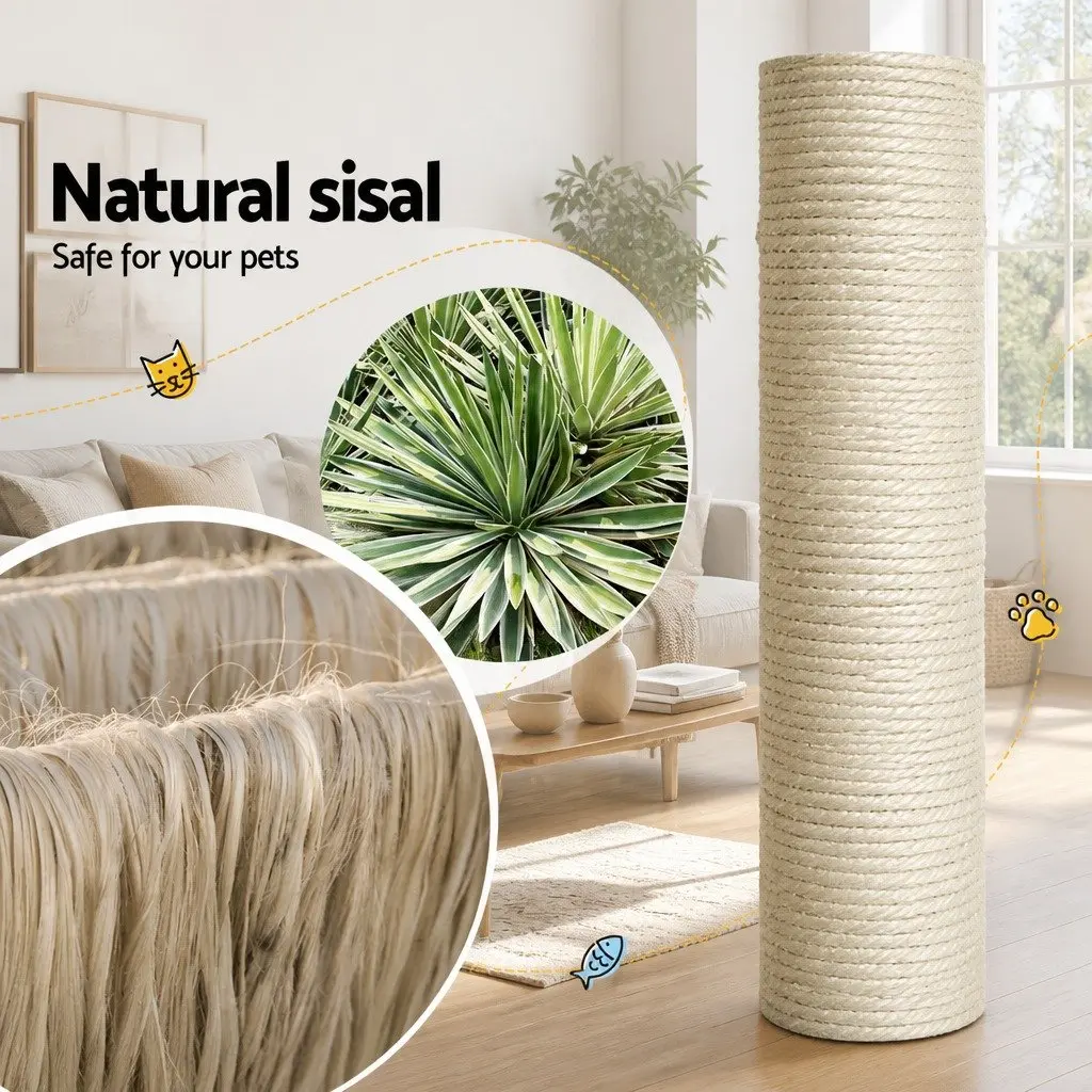 Cat Tree Wooden 178cm Grey Multi-Level Scratching Post Condo House with Hammock and Bubble Dome