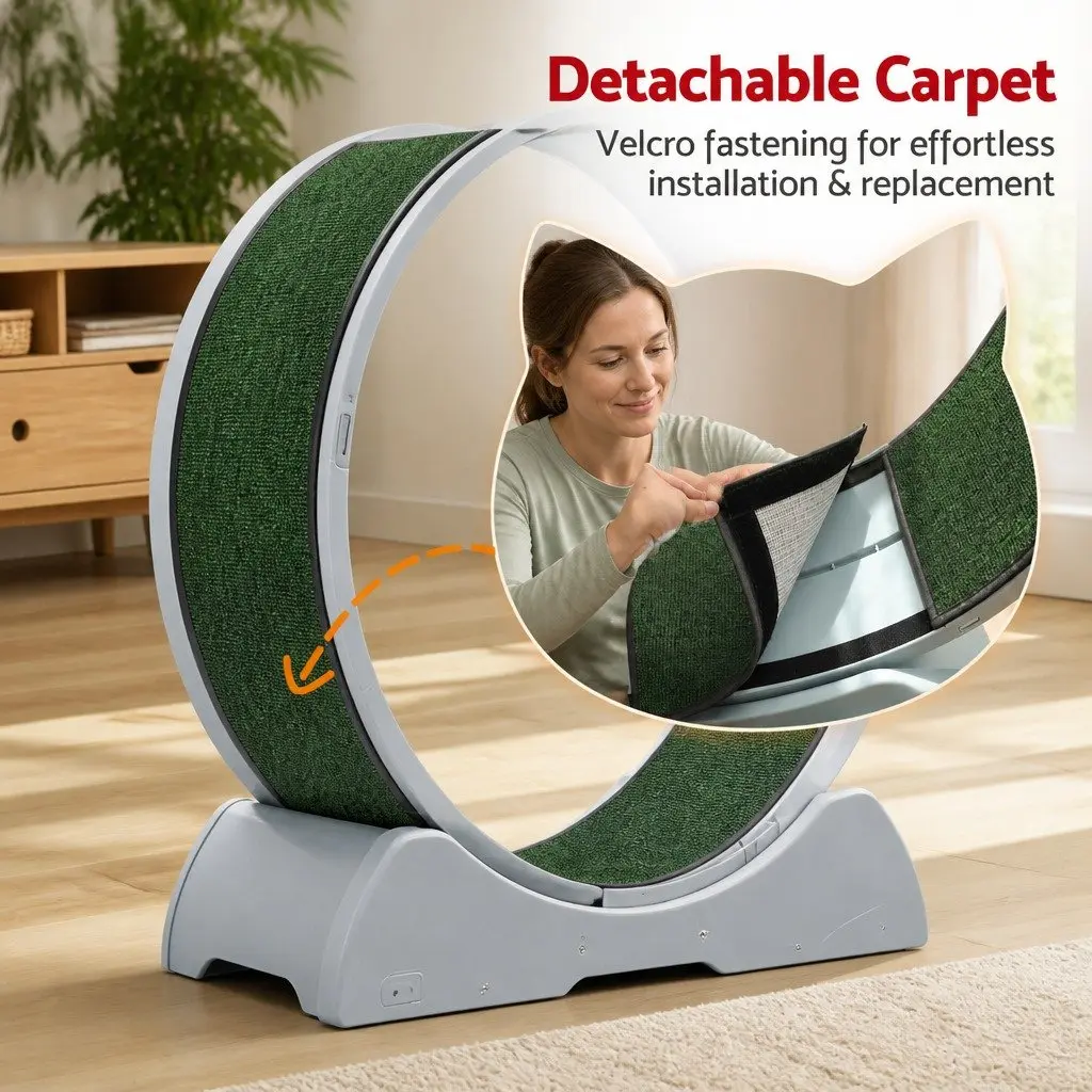 Cat Exercise Wheel Treadmill with Mute Roller