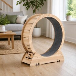 High-Quality Wooden Cat Exercise Wheel 91cm Treadmill
