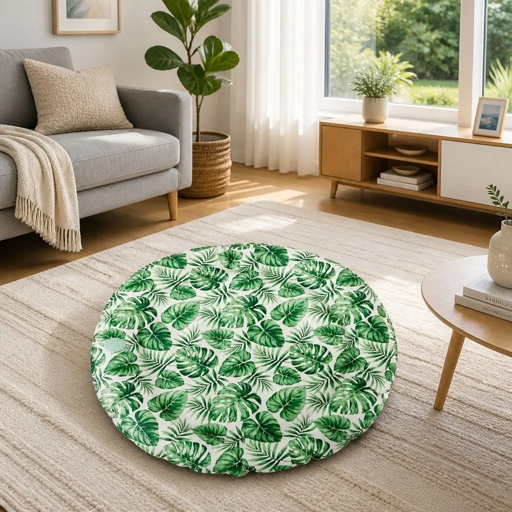 Pet Cooling Mat Gel Self-Cool Dog Cat Round Bed Cushion Summer Non-Toxic PVC
