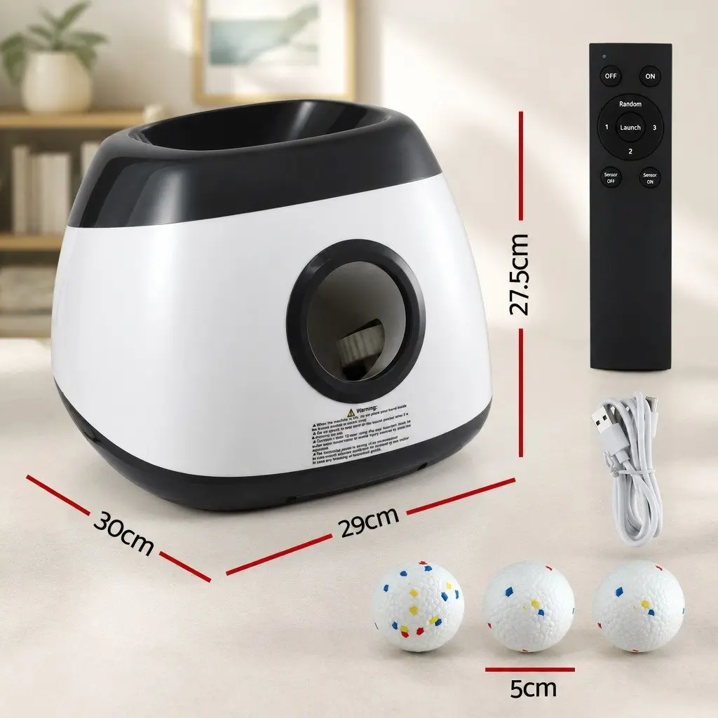 Interactive Automatic Dog Ball Launcher with 6 Balls