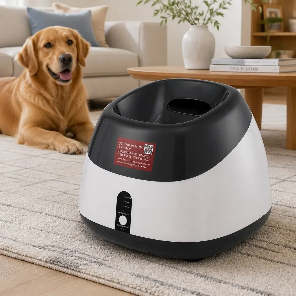Interactive Automatic Dog Ball Launcher with 6 Balls