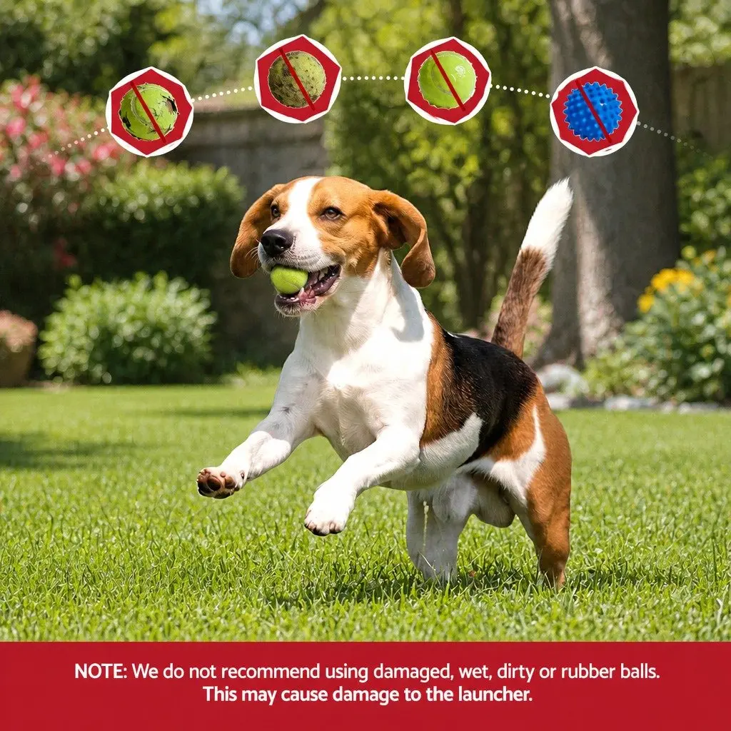 Automatic Dog Ball Launcher with 6 Balls