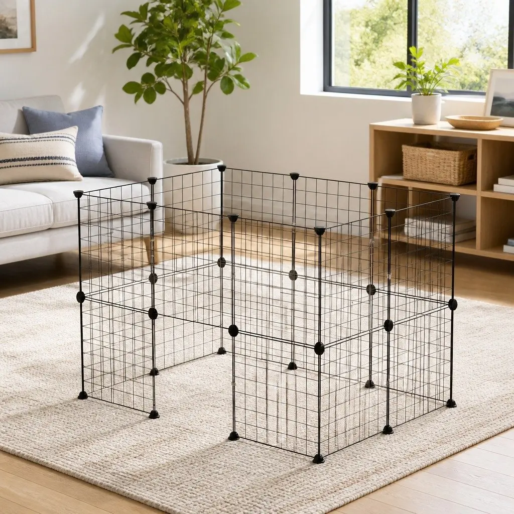 Dog Playpen 20 Panel Metal Fence for Pets