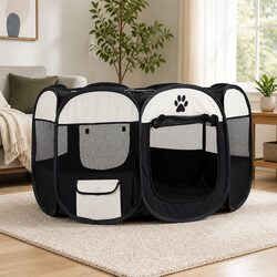 Durable 3XL Foldable Pet Playpen Tent with Carry Bag
