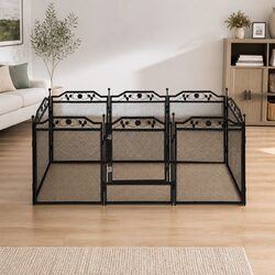 Durable Heavy-Duty Steel Pet Playpen for Small Pets