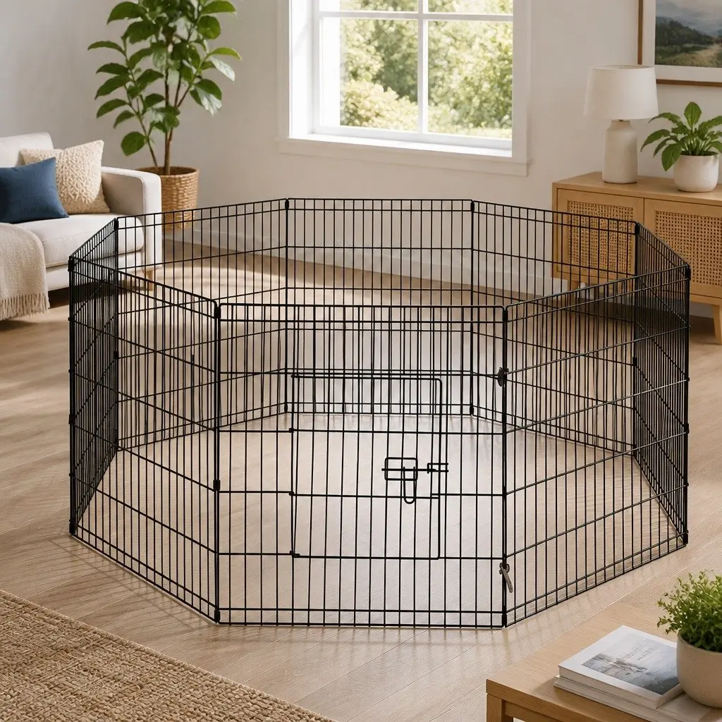 8 Panel Pet Playpen for Small Animals