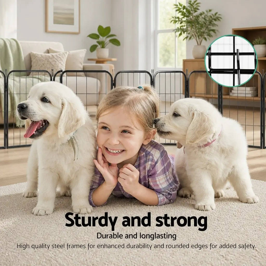 8 Panel Pet Playpen for Small Animals