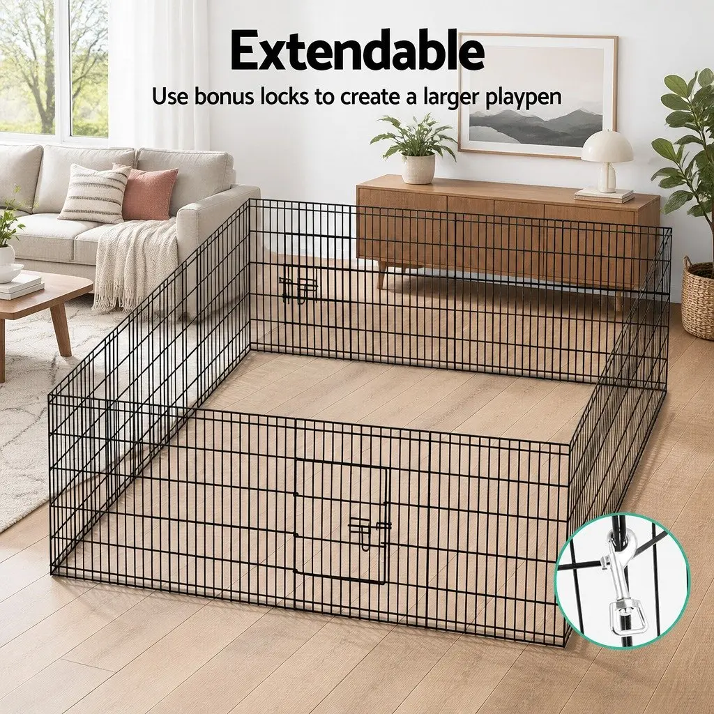 8 Panel Pet Playpen for Small Animals