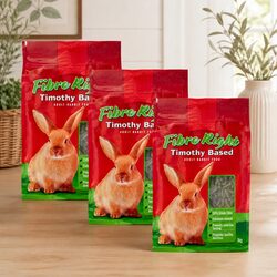 Premium High Fibre Adult Rabbit Pellet Food 3kg
